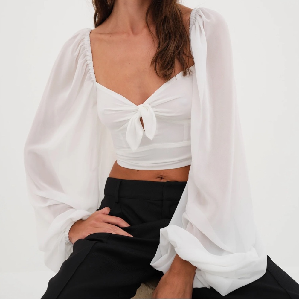 For Love and Lemons Trisha Crop Top